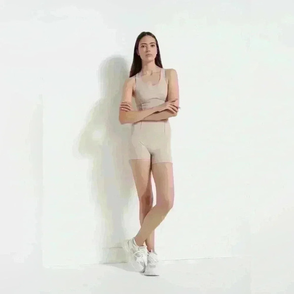 Euclid Pants - Euclid Artis Long Line Bra + Motie Short - Clay